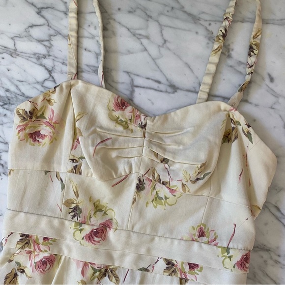 Aritzia WILFRED Mini Floral Dress with side pockets - Picture 2 of 7